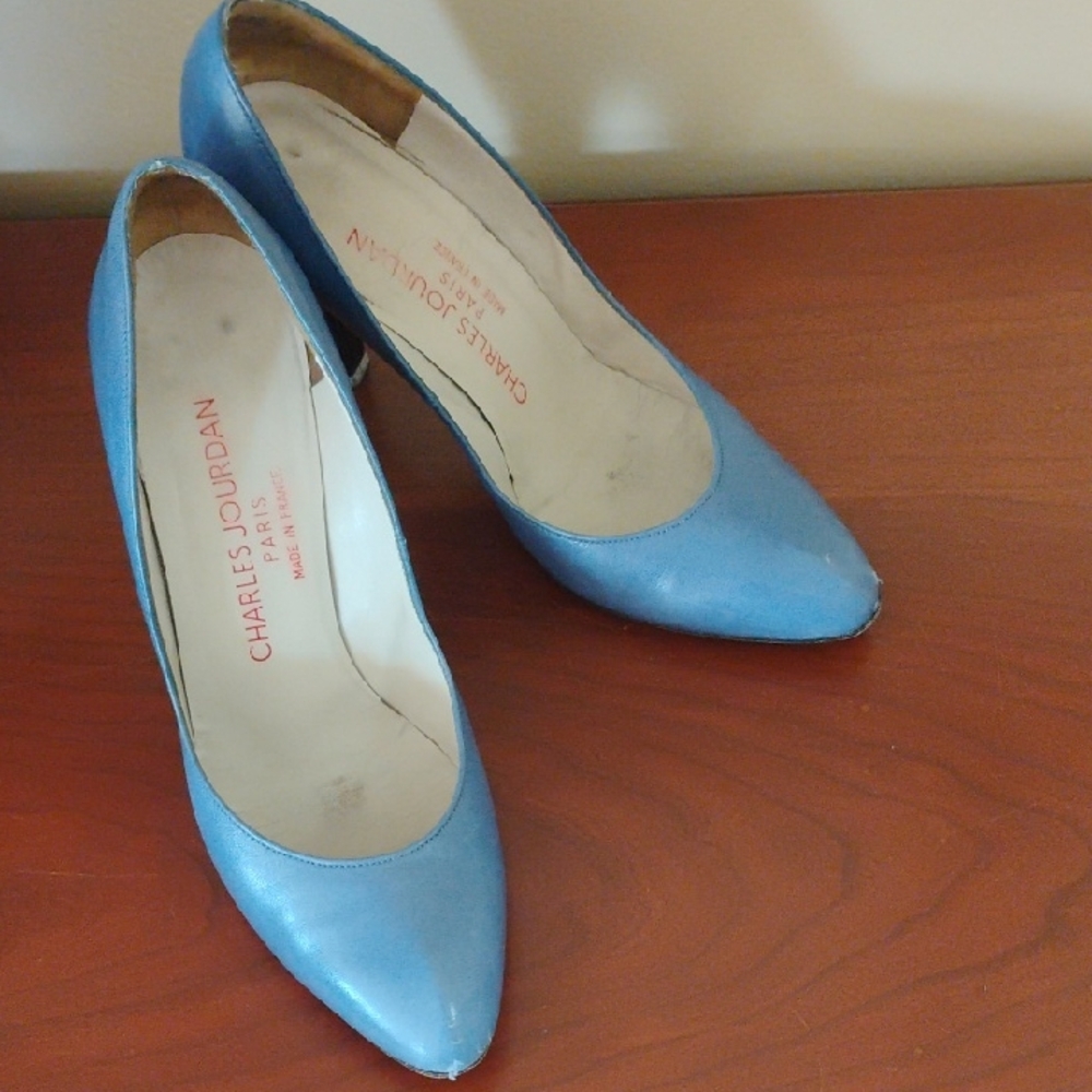 Charles Jourdan Light Blue Heels